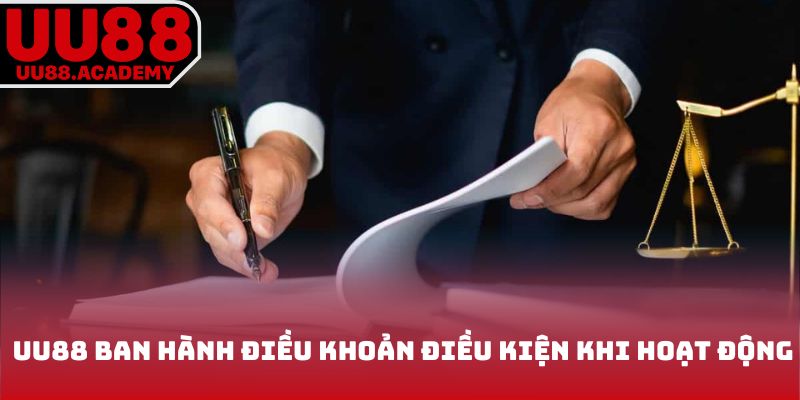 Địa chỉ ban hành điều khoản điều kiện ngay khi hoạt động